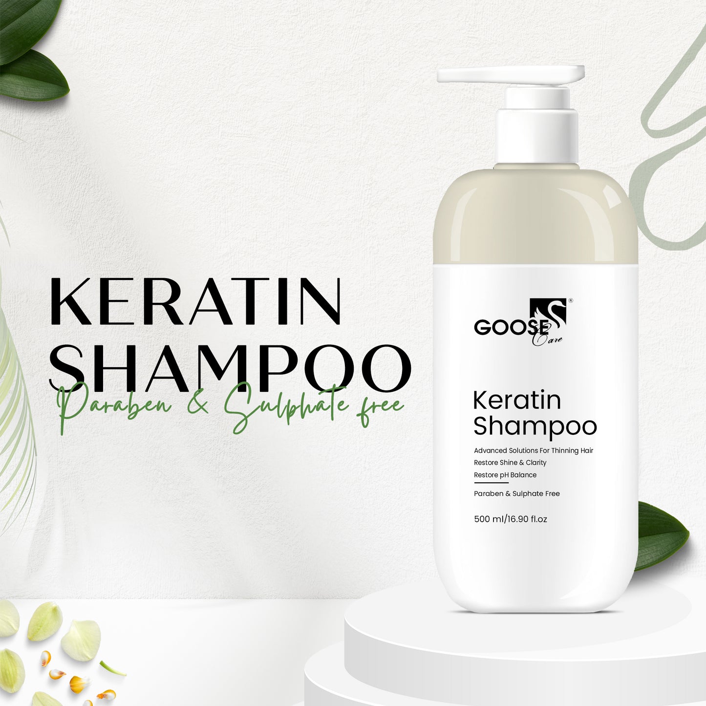 Keratin Shampoo, 500ml