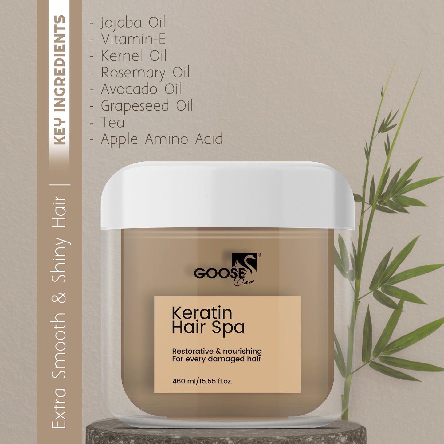 Smooth & Shine Saloon Smooth Oil & Keratin Hair Spa Duo for Damaged Hair