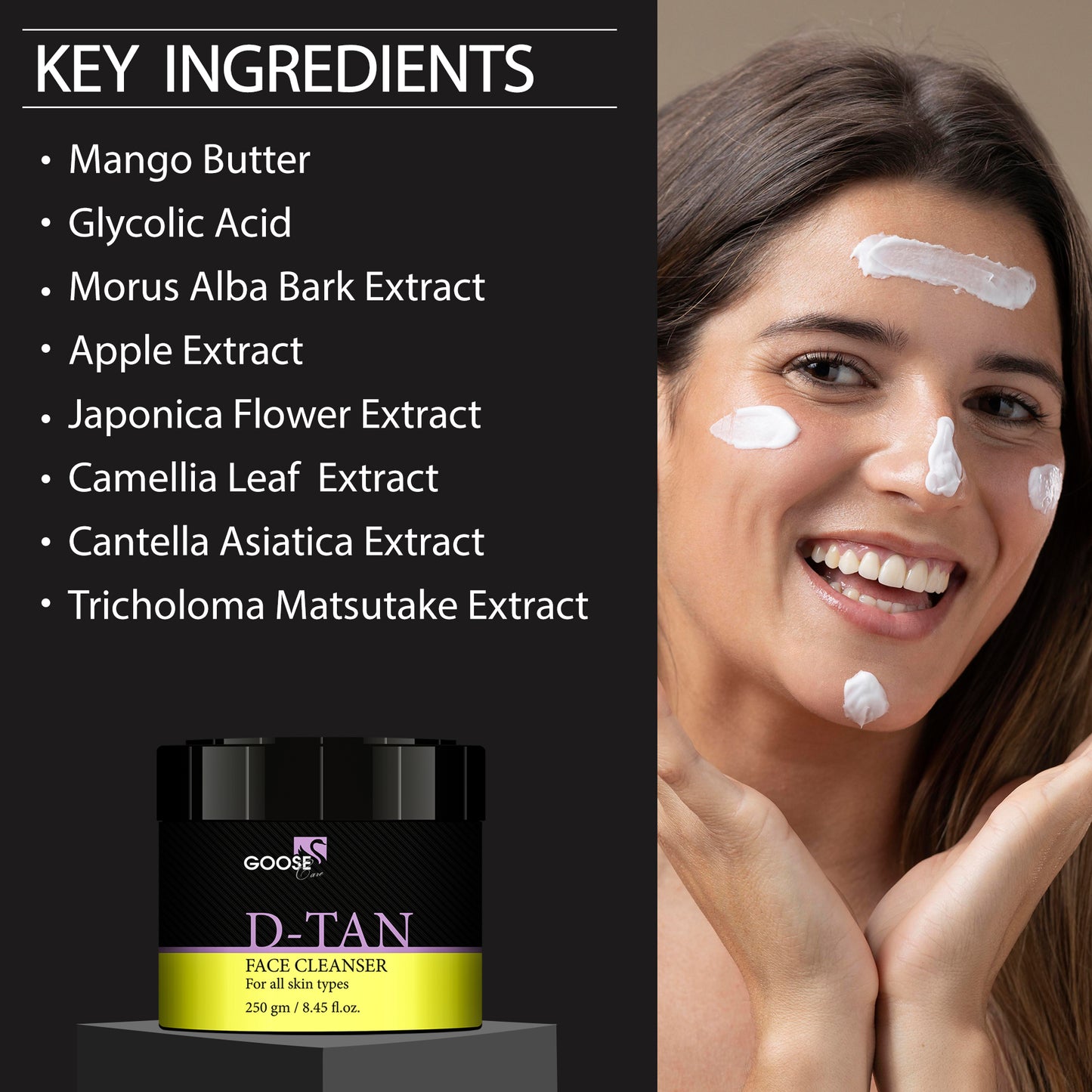 D-TAN Skin Cleanser, 250gm