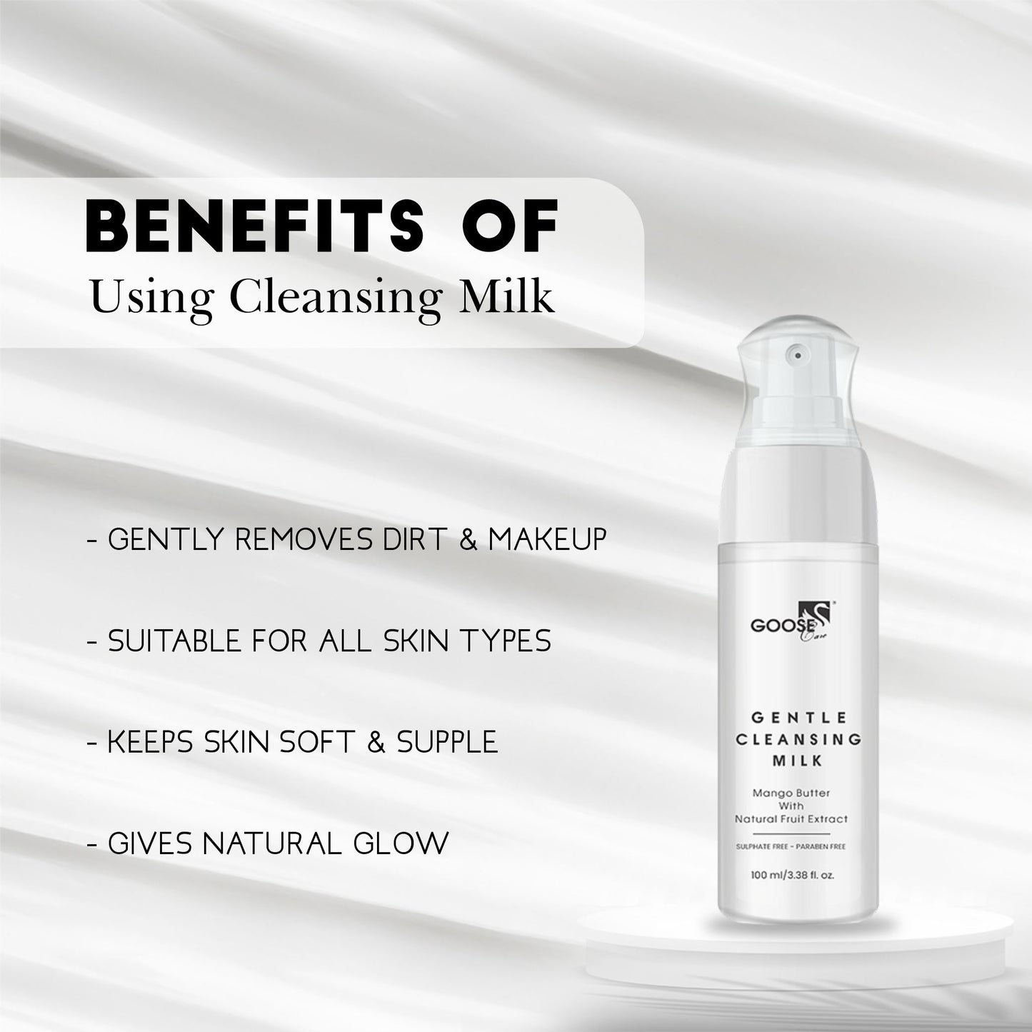 GENTLE CLEANSING MILK, 250ML