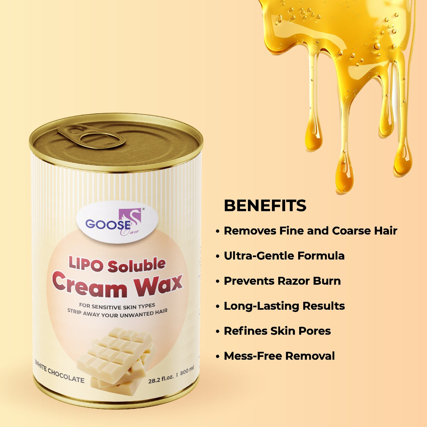 Lipo Soluble Cream Wax Duo: Green Apple & White Chocolate