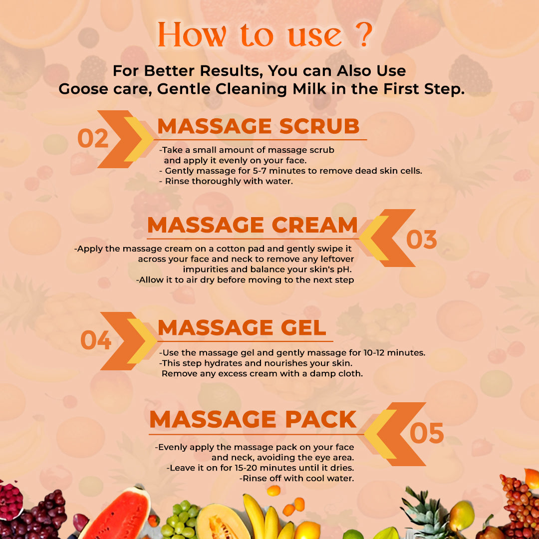 Mix Fruit Massage Facial Kit