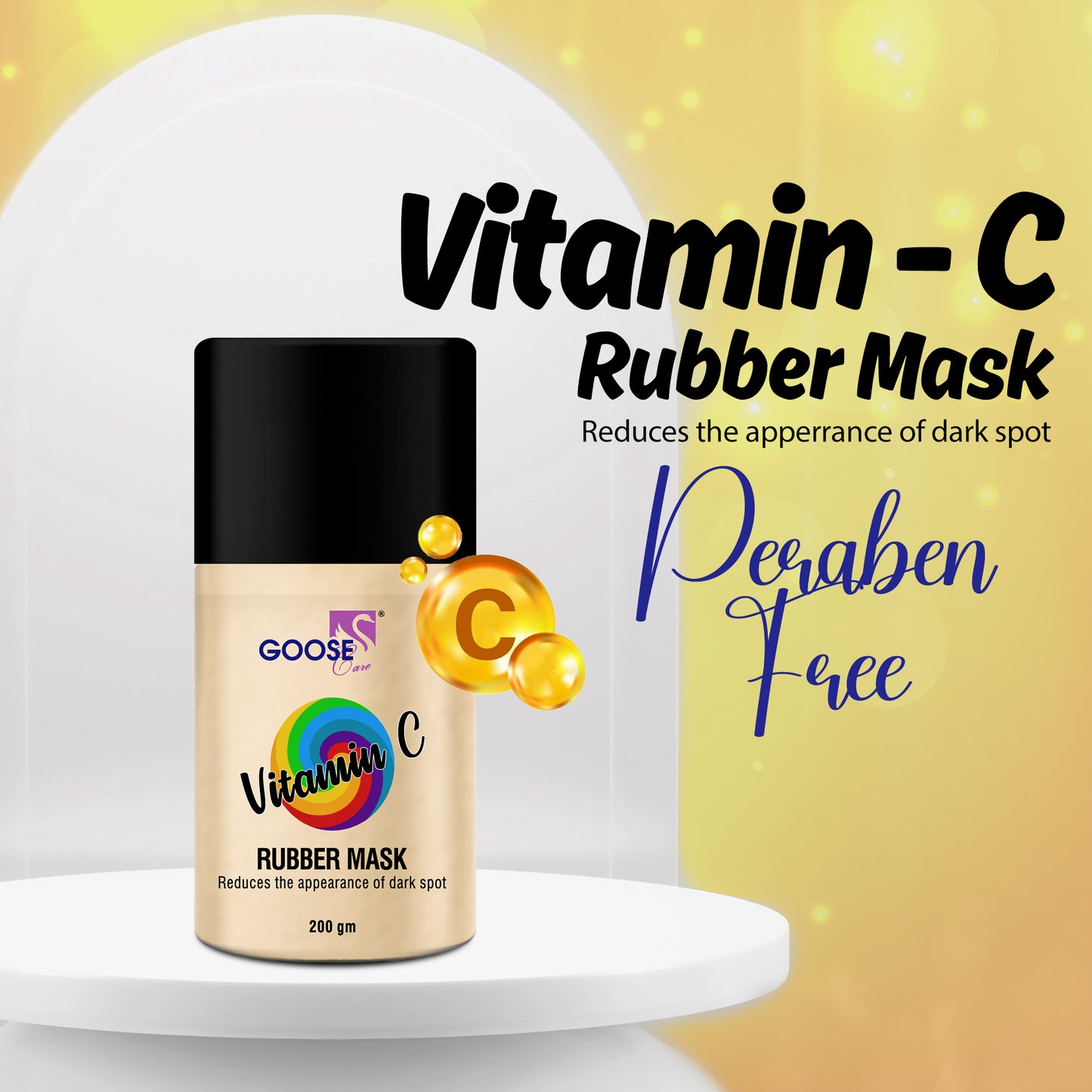 Vitamin C Rubber Mask, 200gm
