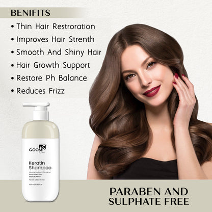 Keratin Shampoo, 500ml