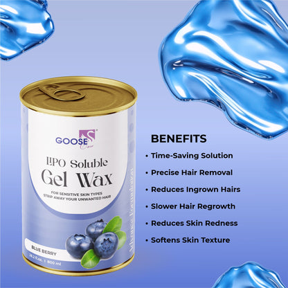 Lipo Soluble Gel Wax Duo: Red Wine & Blueberry