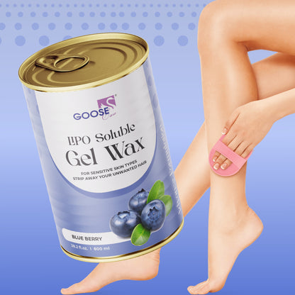 Lipo Soluble Gel Wax Duo: Red Wine & Blueberry