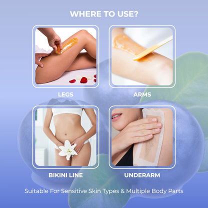 Lipo Soluble Gel Wax Duo: Red Wine & Blueberry