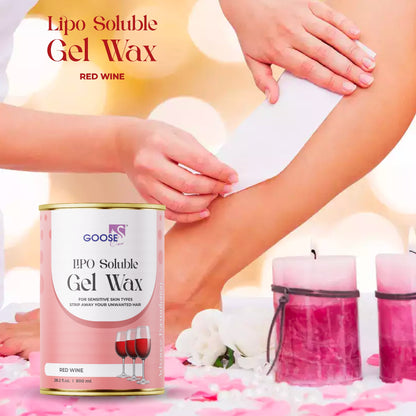 Lipo Soluble Gel Wax Duo: Red Wine & Blueberry