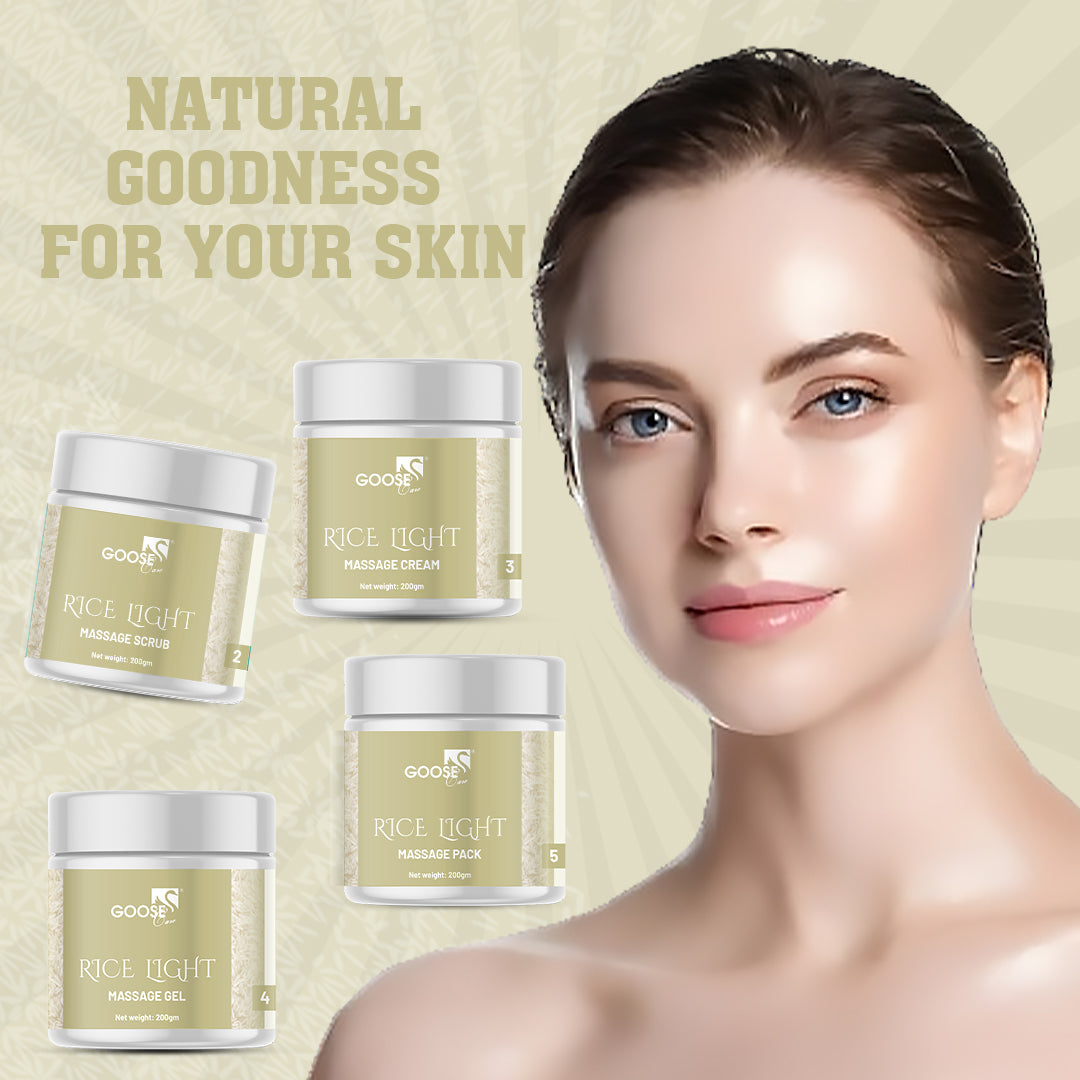 Rice Light Massage Facial Kit