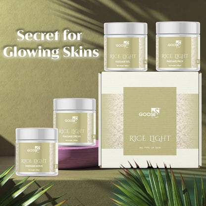Rice Light Massage Facial Kit